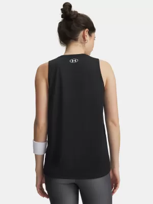Dámské tílko UNDER ARMOUR TECH TANK SOLID 1383655-001 ČERNÁ