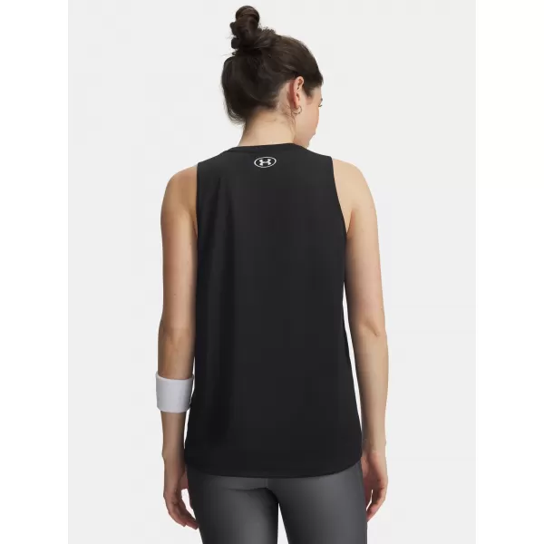  Dámské tílko UNDER ARMOUR TECH TANK SOLID 1383655-001 ČERNÁ 