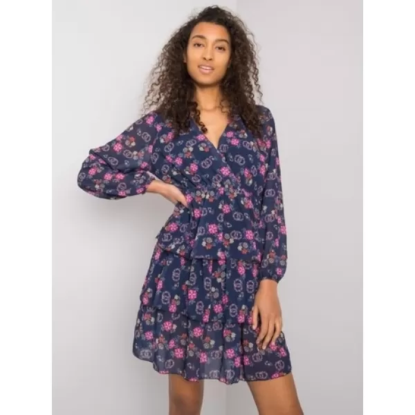  Dámské šaty RUE PARIS WN-SK-21049.38X NAVY 