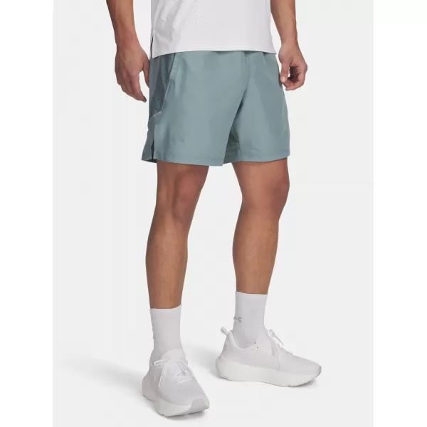  Pánské kraťasy UNDER ARMOUR UA LAUNCH PRO 2N1 7'' SHORTS 1376831-323 ZELENÁ 