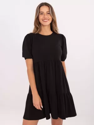 Dámské šaty RUE PARIS RV-SK-5587.93 NOIRE