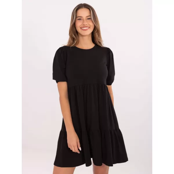  Dámské šaty RUE PARIS RV-SK-5587.93 NOIRE 