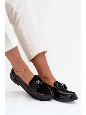 Dámské mokasíny D&A HY51-319 BLACK