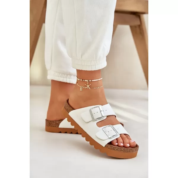  Dámské pantofle BIG STAR LL274480 WHITE 