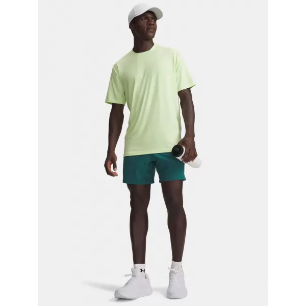  Pánské kraťasy UNDER ARMOUR VANISH WOVEN 6IN SHORTS 1373718-338 ZELENÁ 