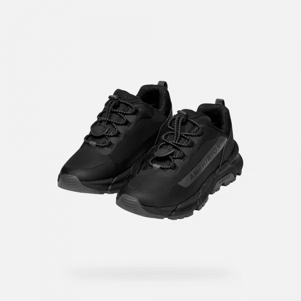  Chlapecké tenisky GEOX FLEXYPER PLUS J46LCC0FU50C0005 ČERNÁ 