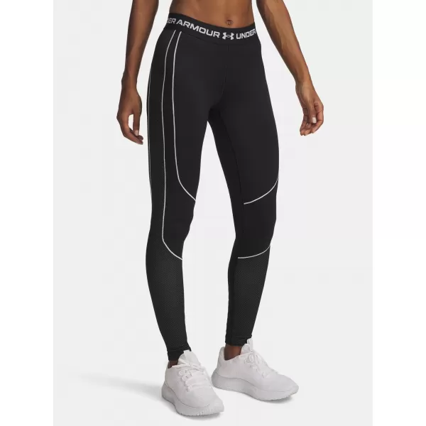  Dámské legíny UNDER ARMOUR UA COLDGEAR TEXTURED LEGGING 6003997-003 ČERNÁ 