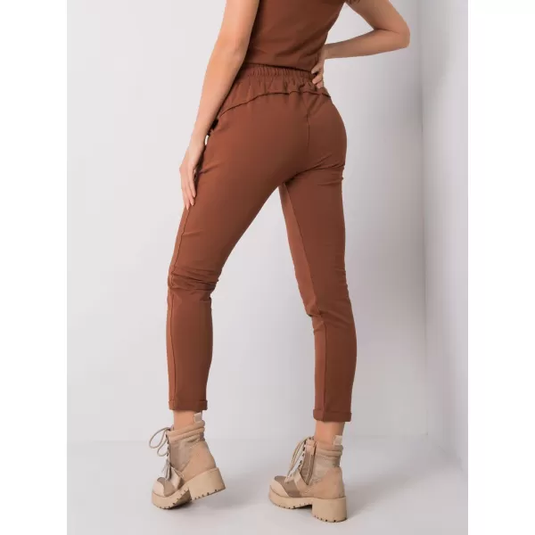  Dámské tepláky BASIC FEEL GOOD RV-DR-3589.07X DARK BROWN 