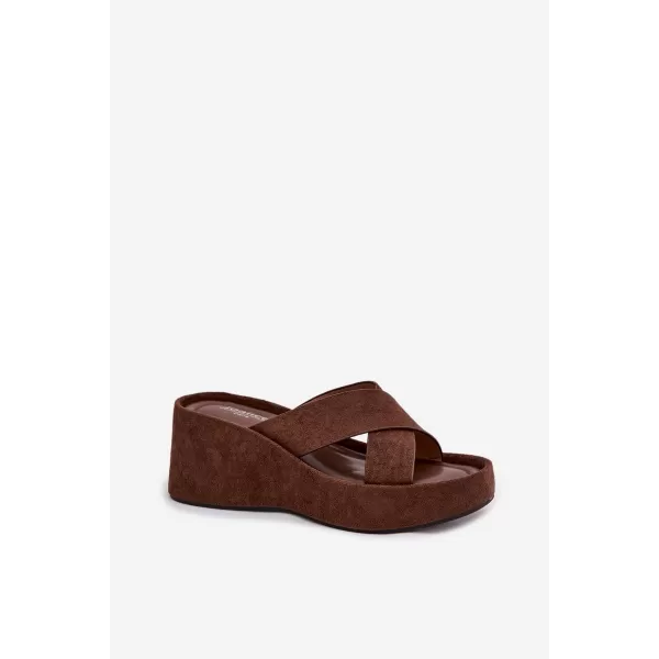  Dámské pantofle BOTO CALORINE 41357 BROWN 