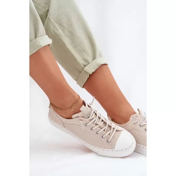  Dámské tenisky BIG STAR TT274387 BEIGE 