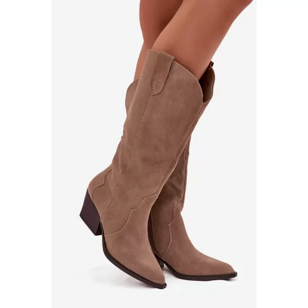  Dámské kozačky BOTO URSELLE 40126 KHAKI 