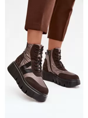 Dámské boty VINCEZA 58562 BROWN
