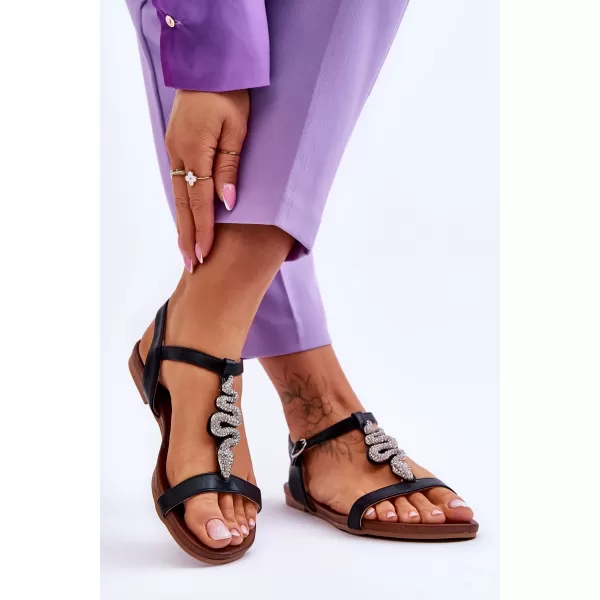  Dámské sandály S.BARSKI KV-5541-42 BLACK 