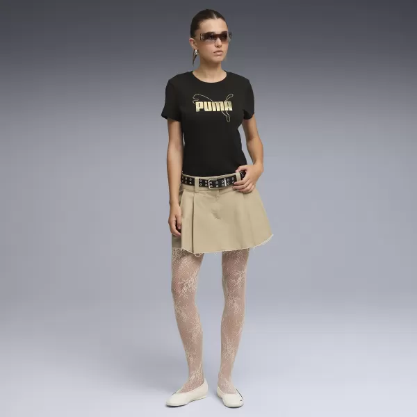  Dámské triko PUMA ESS LOGO LAB TEE 691824_01 PUMA BLACK 