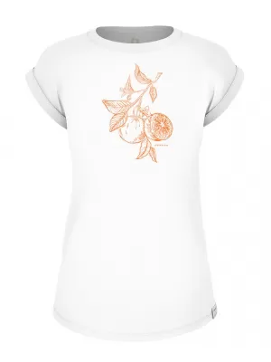 Dámské triko HANNAH ARISSA II BRIGHT WHITE (ORANGE)