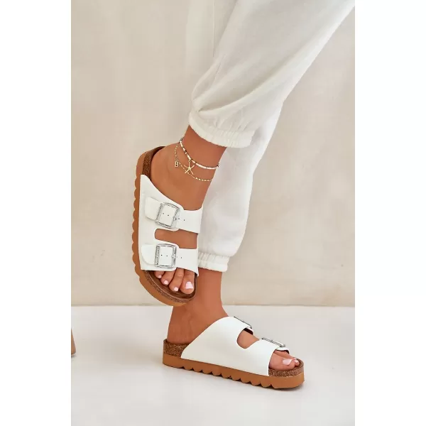  Dámské pantofle BIG STAR LL274480 WHITE 