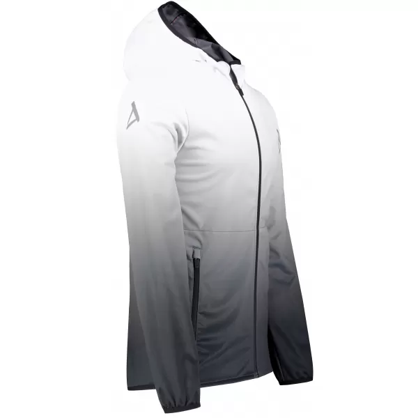  Pánská softshellová bunda premium ALTISPORT VOJ/ALM126JACK01 ČERNOBÍLÁ 