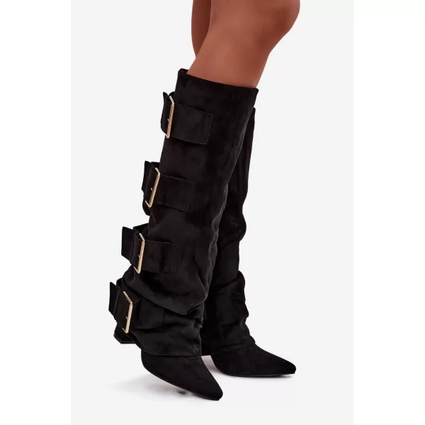  Dámské kozačky BOTO ISAVELLE 39162 BLACK 