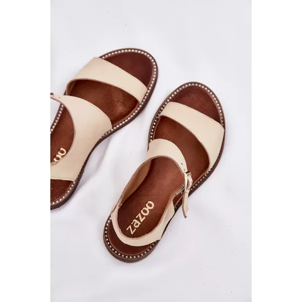  Dámské sandály ZAZOO 3014 BEIGE 