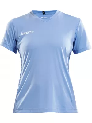Dámské sportovní tričko s výstřihem do V CRAFT TW Squad Go Jersey Solid W MFF MODRÁ