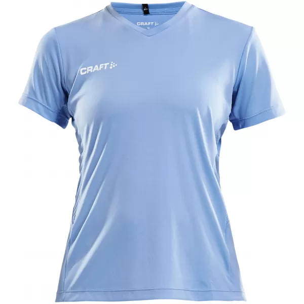  Dámské sportovní tričko s výstřihem do V CRAFT TW Squad Go Jersey Solid W MFF MODRÁ 