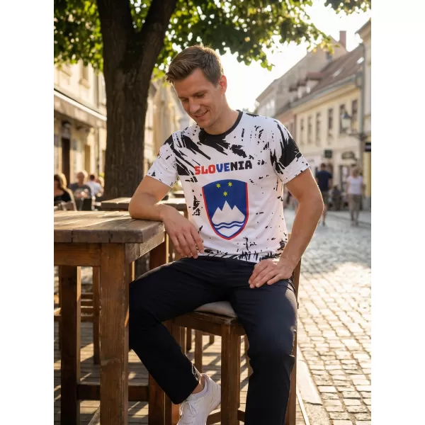  Pánské tričko premium ALTISPORT VOJ/ALM036SI/TR01 ABSTRAKCE 