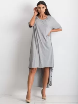 Dámské šaty RUE PARIS RV-SK-4889.07X GRAY