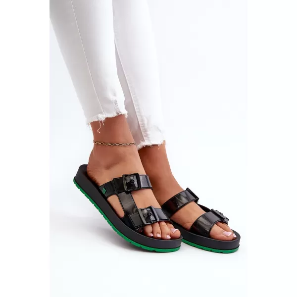  Dámské sandály ZAXY LL285073 BLACK 