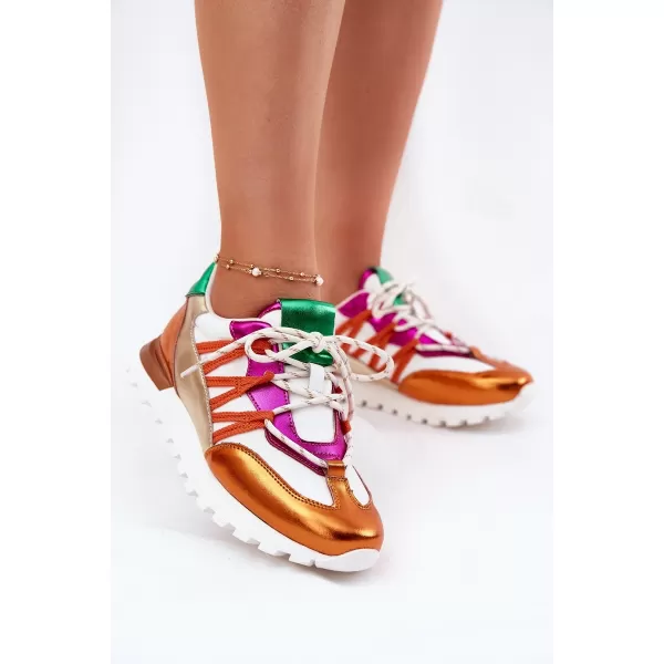  Dámské boty ARTIKER 56C1737 WHITE/ORANGE 