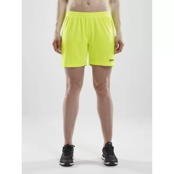  Dámské brankářské šortky CRAFT TW Squad Go GK Shorts W FLUO 
