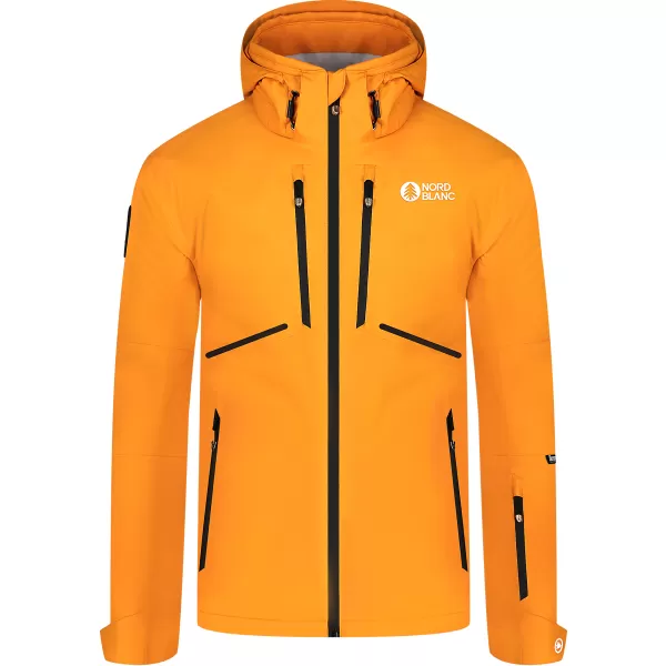  Pánská lyžařská bunda NORDBLANC BRAN NBWJM8294 ORANŽOVÁ 