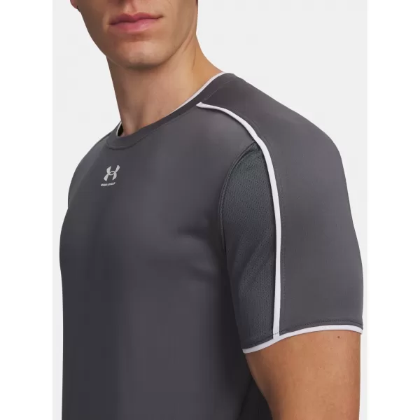  Pánské triko UNDER ARMOUR M CHALLENGER TRAIN SS 6009875-025 ŠEDÁ 