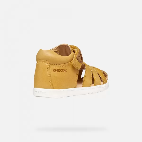  Chlapecké sandály GEOX SANDAL MACCHIA B254VA000CLC2003 ŽLUTÁ 
