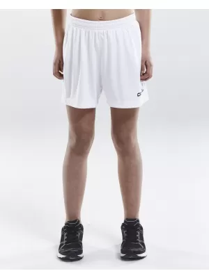 Dětské sportovní kraťasy CRAFT TW Squad Go Short Solid Jr BÍLÁ