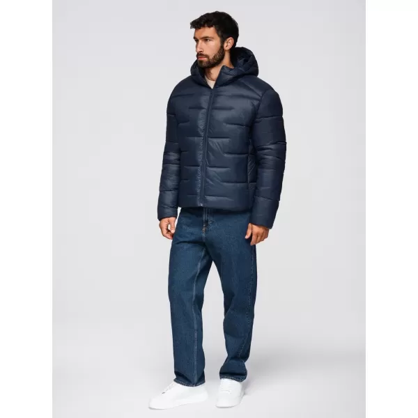  Pánská bunda OMBRE OM-JAHP-0235 NAVY BLUE 