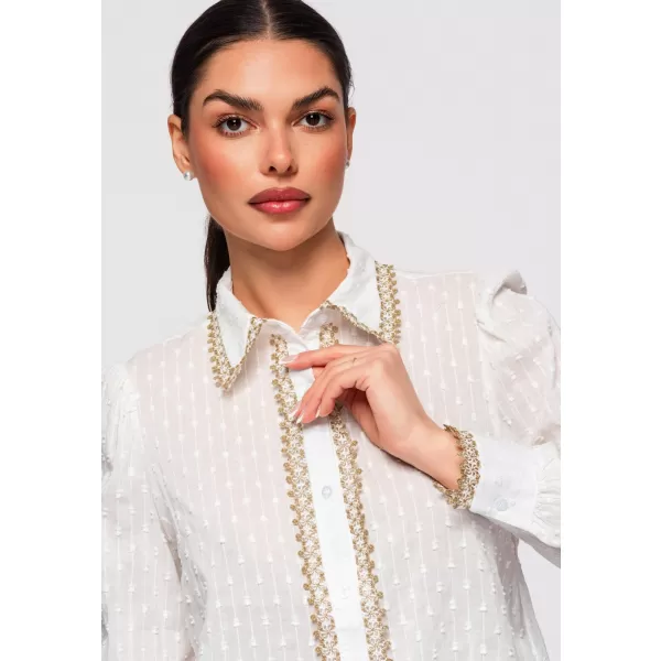  Dámská košile LARICA OW-SH-E0021 WHITE 