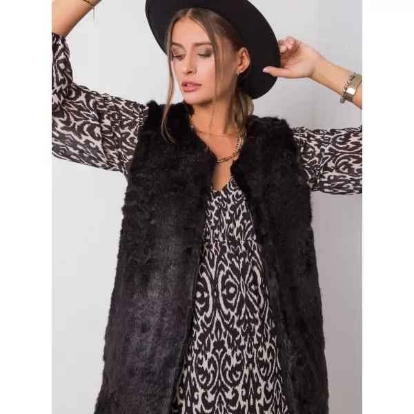  Dámská vesta WOOL FASHION ITALIA AT-KZ-4102-1.20P NOIRE 