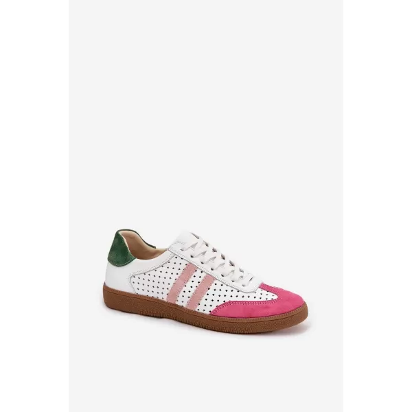  Dámské tenisky ZAZOO N1318 PINK/WHITE/GREEN 