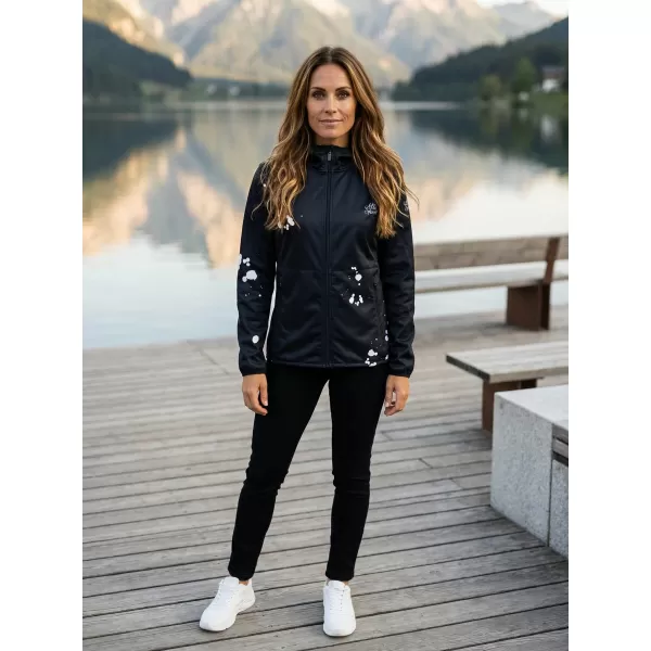  Dámská softshellová bunda premium ALTISPORT VOJ/ALW077JACK01 ČERNÁ 