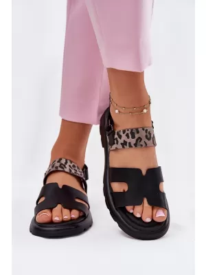 Dámské sandály VINCEZA 66780 BLACK