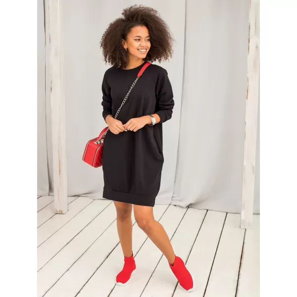  Dámské šaty BASIC FEEL GOOD RV-TU-5184.93P NOIRE 
