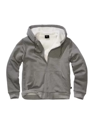 Pánská mikina BRANDIT 5038 DK.GREY MELANGE