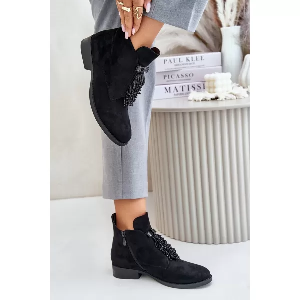  Dámské boty S.BARSKI HY42-715 BLACK 