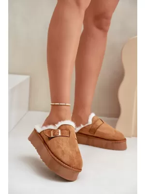 Dámské pantofle BOTO LINNEOLA 34478 CAMEL