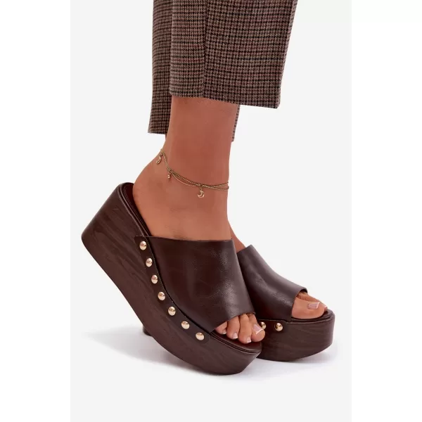  Dámské pantofle BOTO FARINELLE 41623 BROWN 
