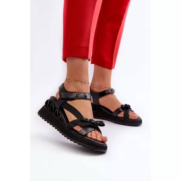  Dámské sandály D&A CR956 BLACK 