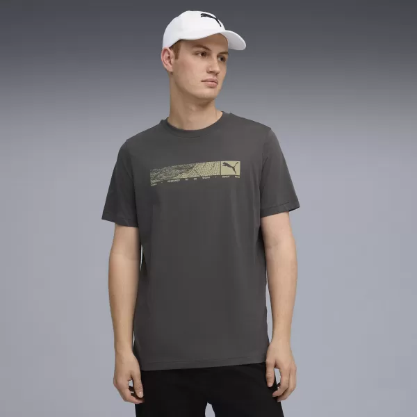  Pánské triko PUMA PUMATECH GRAPHIC TEE 688227-44 DUSKY GRAY 