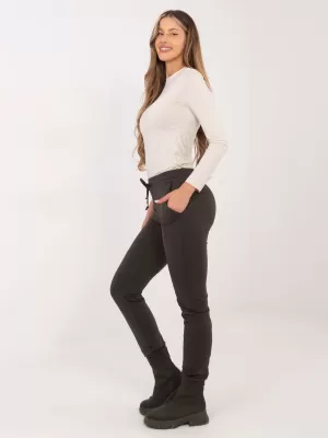 Dámské tepláky BASIC FEEL GOOD RV-DR-5040.02X DARK KHAKI
