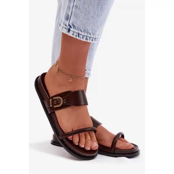  Dámské pantofle BOTO SARILISSE 41610 BROWN 