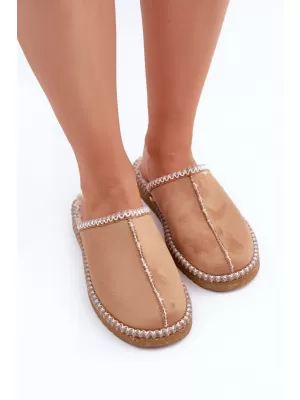 Dámské pantofle INBLU FX000021 CAMEL